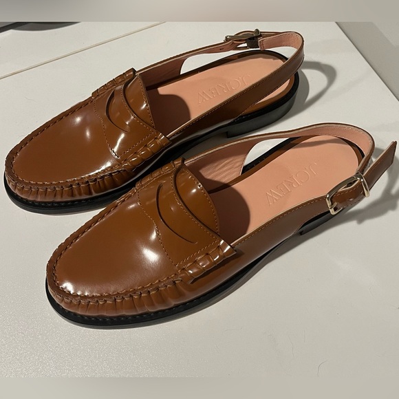J.Crew sandals loafer leather sz 7 - Picture 1 of 5